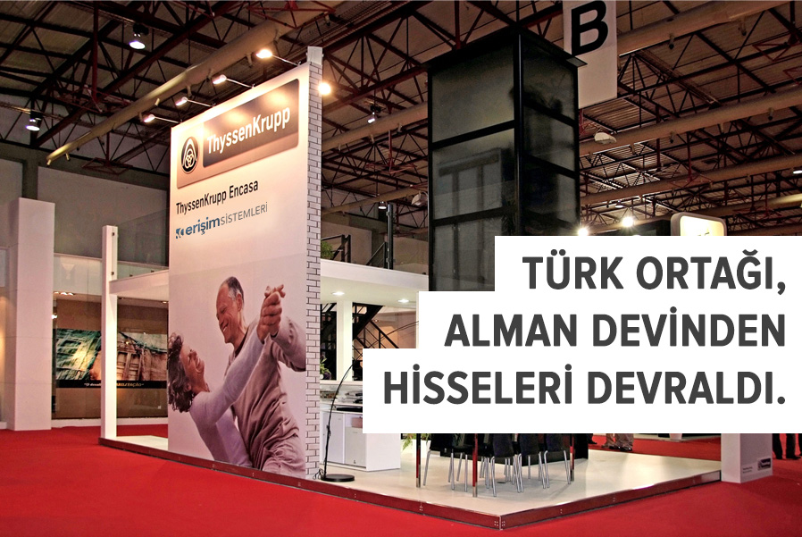 Türk Ortağı Alman devinden hisseleri devraldı. Sermaye %100 yerli!